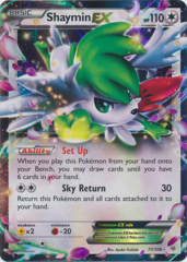 Shaymin-EX - 77/108 - Holo Rare ex